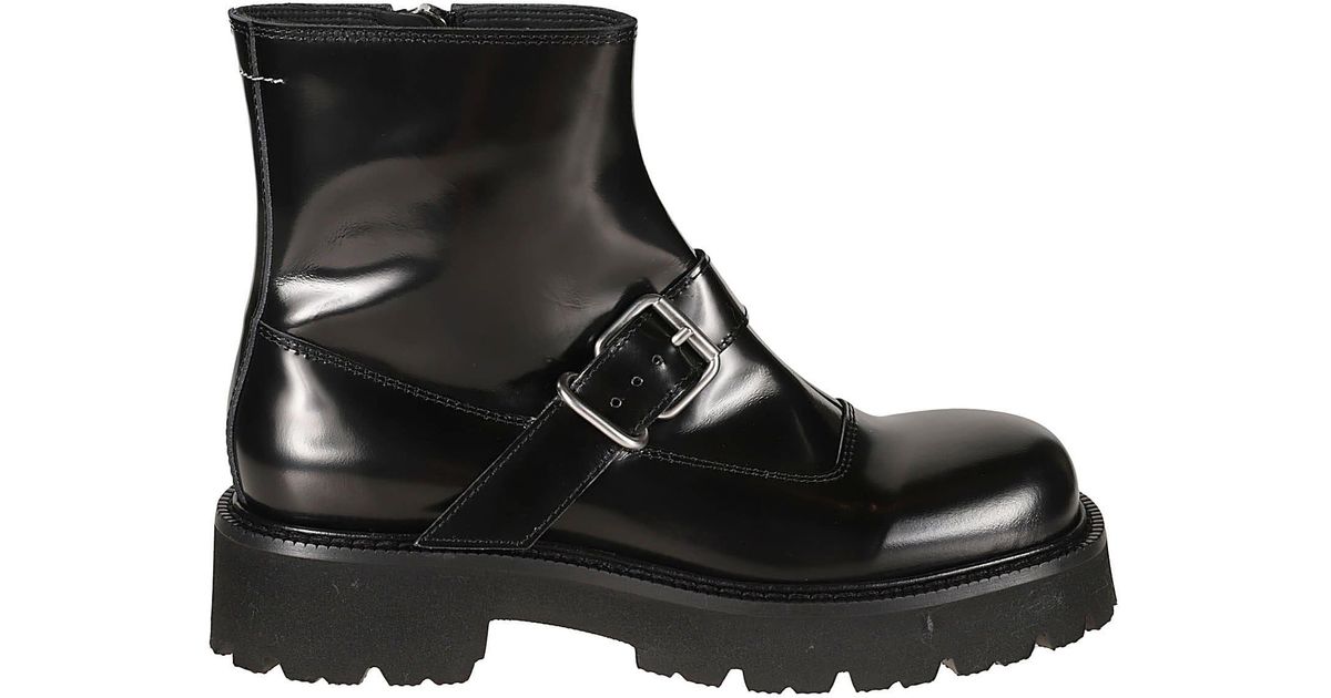 maison margiela side zip boots