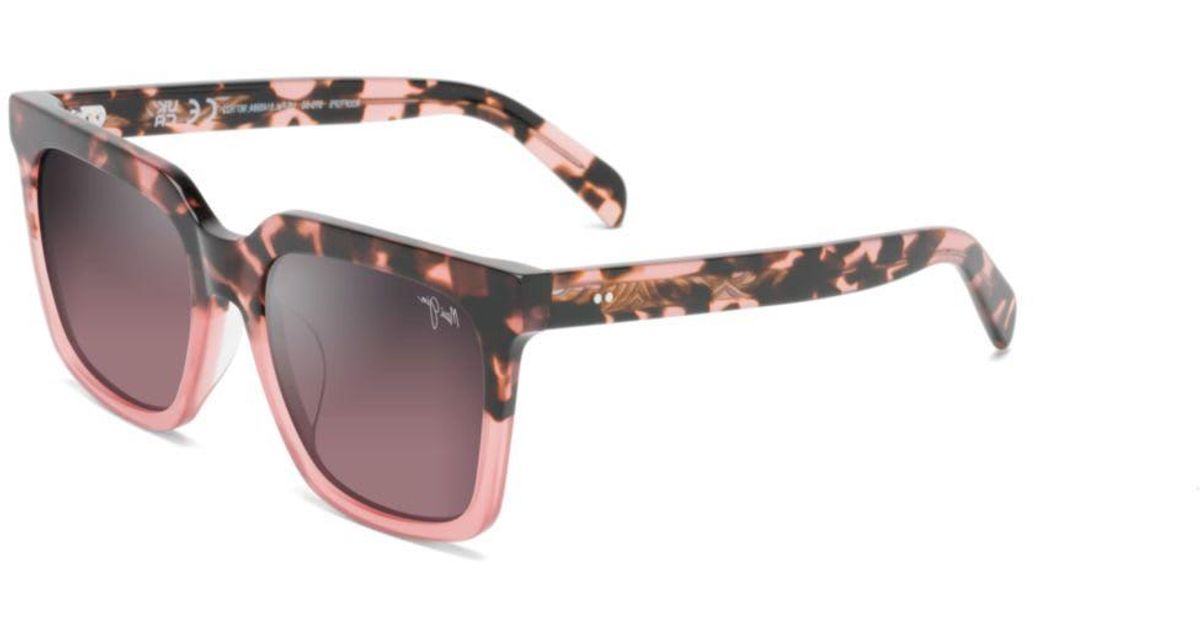 Maui Jim Plastic Tortoiseshell Sunglasses Lyst UK