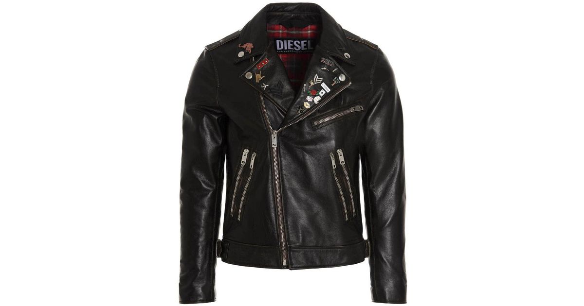 DIESEL L Garrett-new Jacket in Black for Men | Lyst