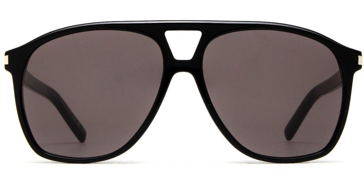 Saint Laurent Sl 596 Black Sunglasses | Lyst