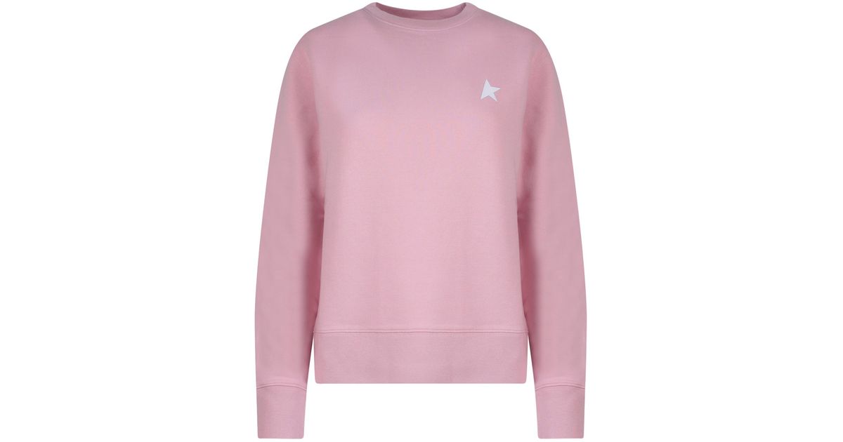 Golden Goose Sweatshirt in Pink | Lyst