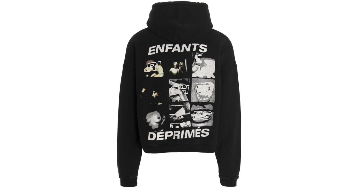 Enfants Riches Deprimes Zurich Grid Hoodie in Black for Men | Lyst