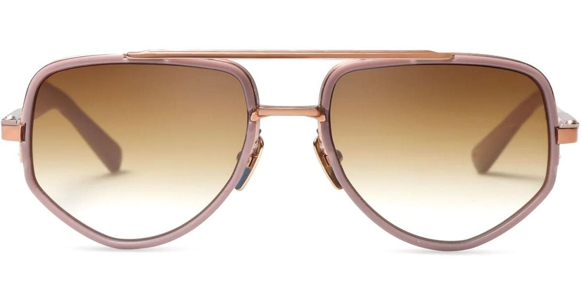 Lunettes De Soleil DITA Eyewear Eclipse Pour Femme - Acétate - Monture Marron - Neuf Avec étiquettes