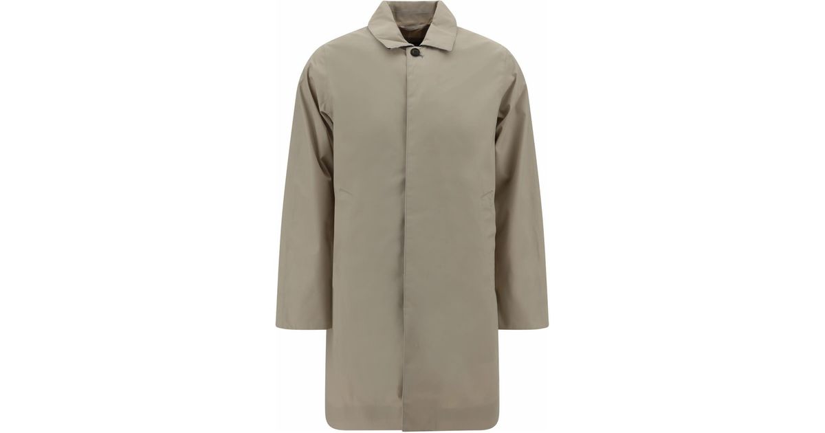 Barbour Rokig Coat in Gray for Men | Lyst