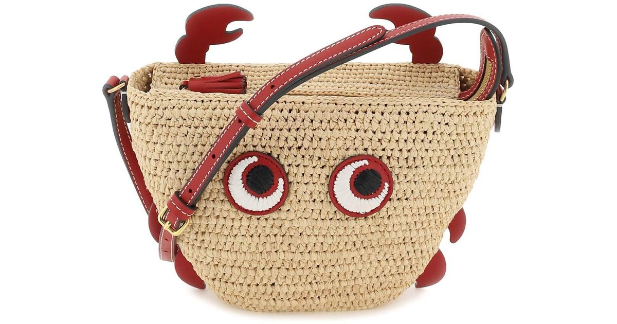 Anya Hindmarch Crab Crossbody Bag in Pink Lyst