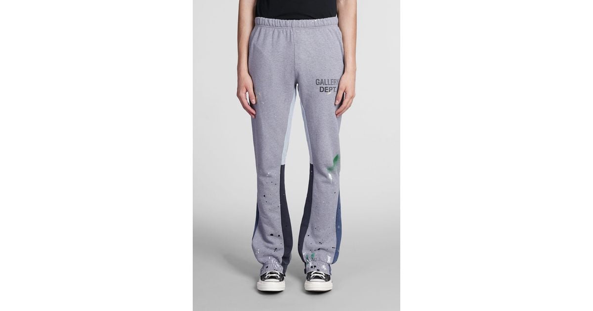 GALLERY DEPT. Pants In Grey Cotton in Gray for Men | Lyst