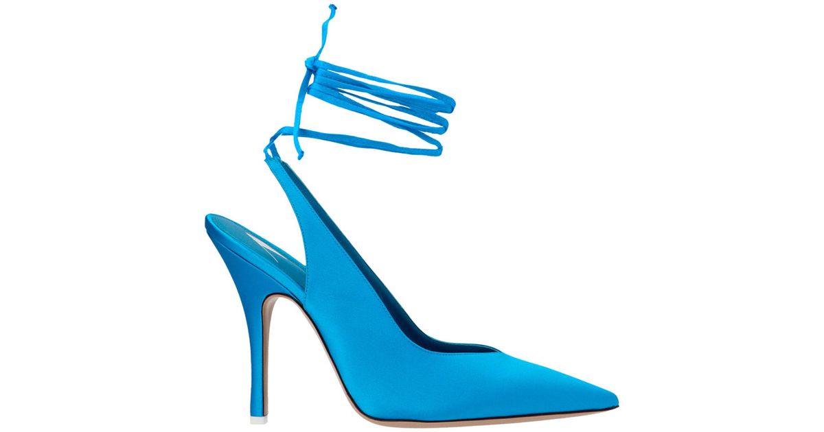 The Attico Venus Shoes in Blue | Lyst