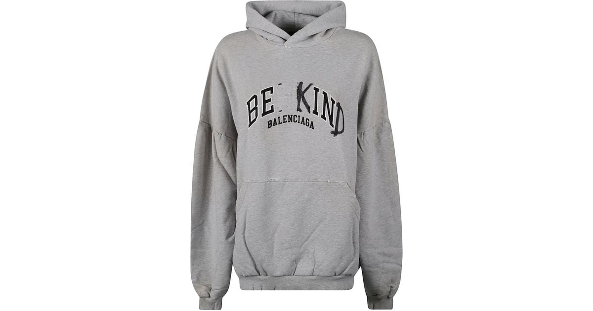BALENCIAGA Be Kind パーカー Balenciaga Be Kind BERLIN Hoodie Blue SZ:4 – Bankofgrails