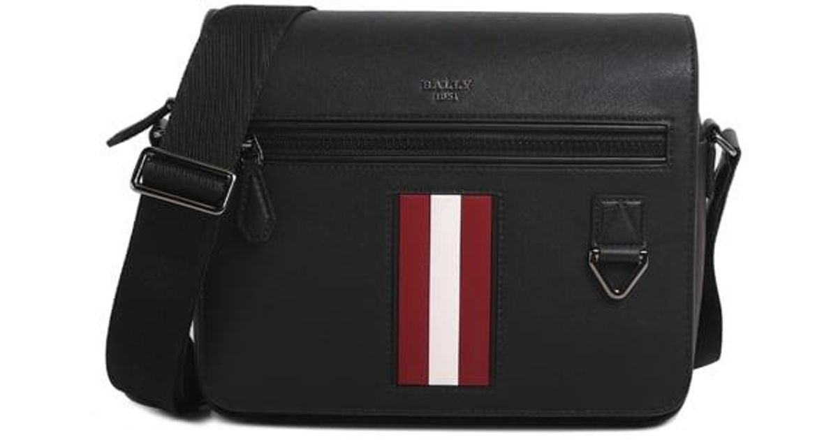 Bally Nylon Shoulder Bag in Black for Men | Lyst