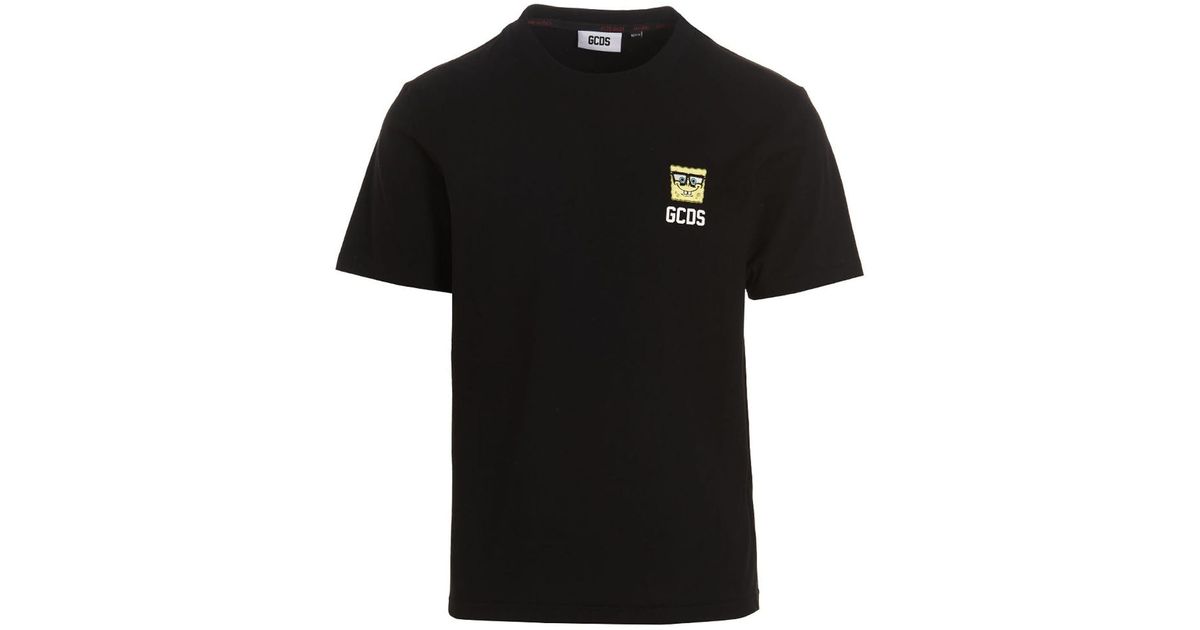 Gcds T-shirt Patrick Capsule Spongebob in Black for Men | Lyst