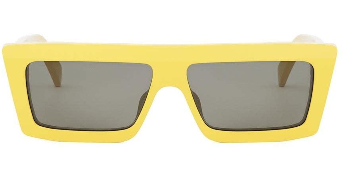 Celine yellow sunglasses deals