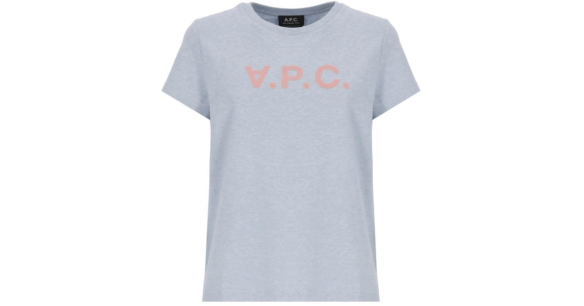 A.P.C. Vpc T-shirt in Blue | Lyst