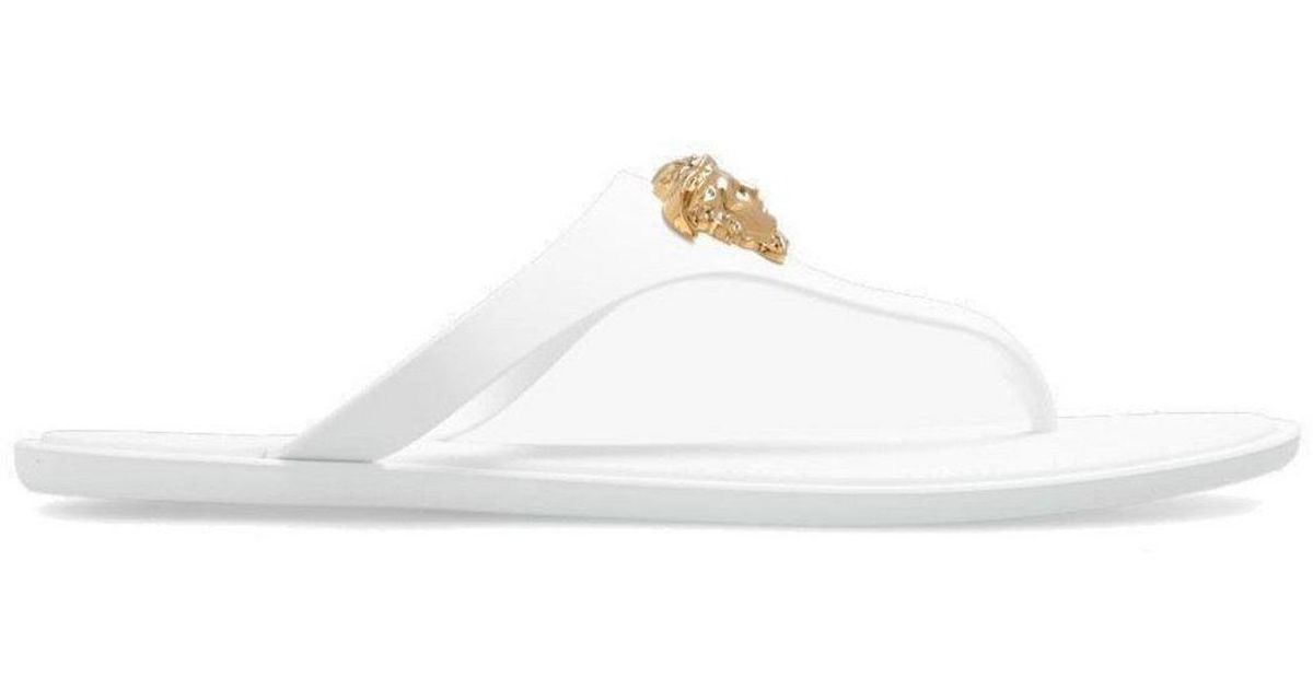Versace Medusa Flip Flop Sandals Lyst