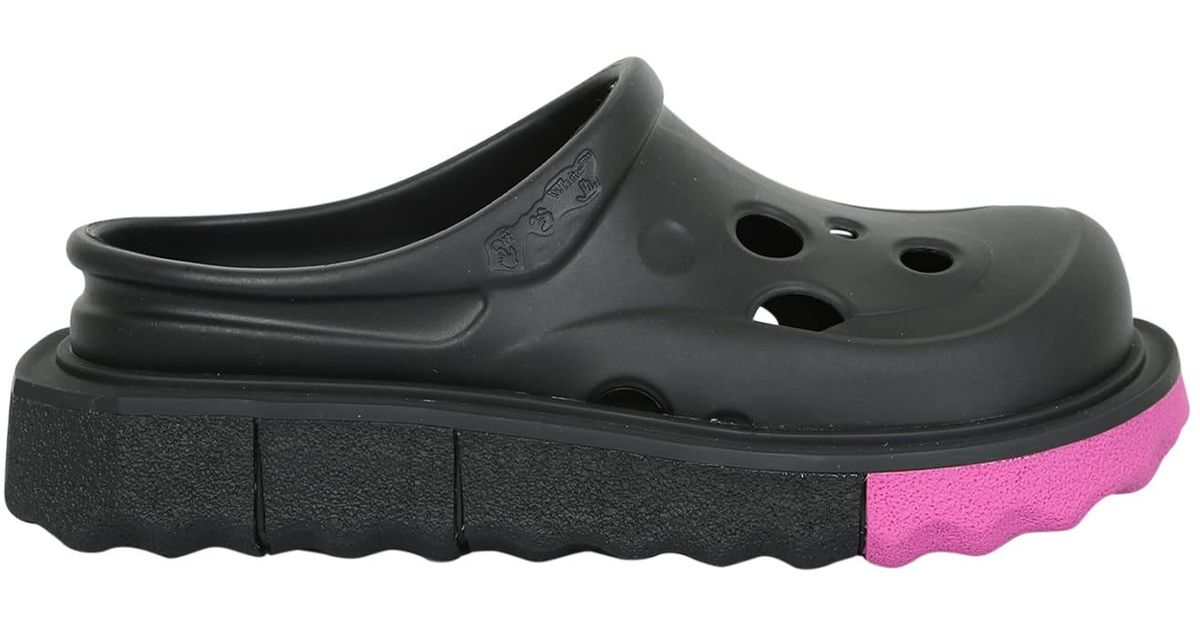 off white sponge sole meteor rubber slides
