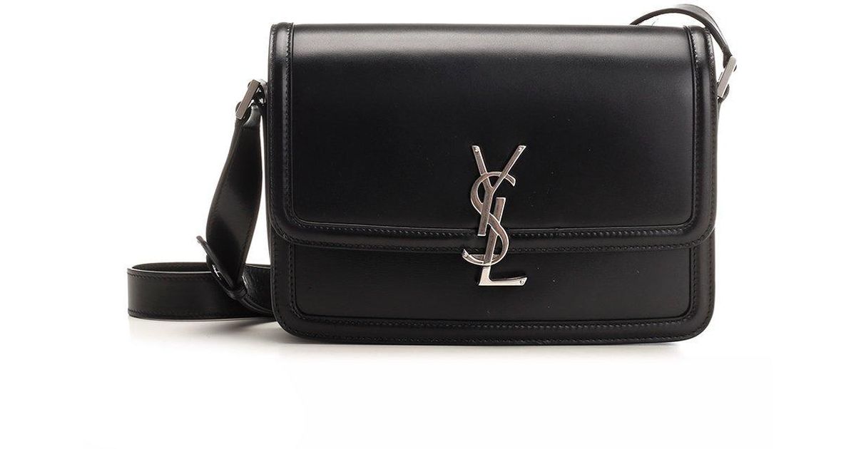 Saint Laurent Tuc Medium Box Shoulder Bag - Black