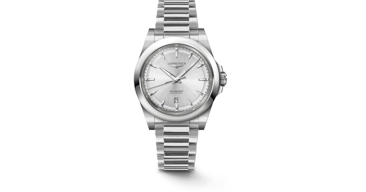 Longines Conquest 2023 Watches in Metallic for Men | Lyst UK