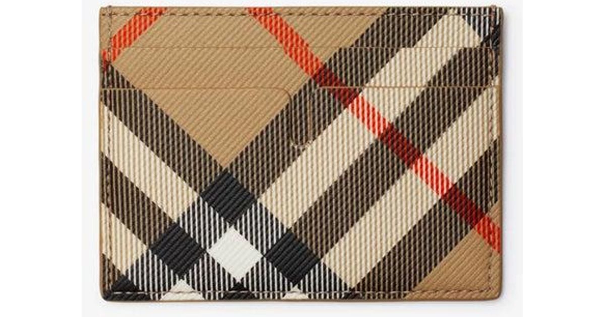 Burberry Burberry Burberry Check Card Case for Men | Lyst