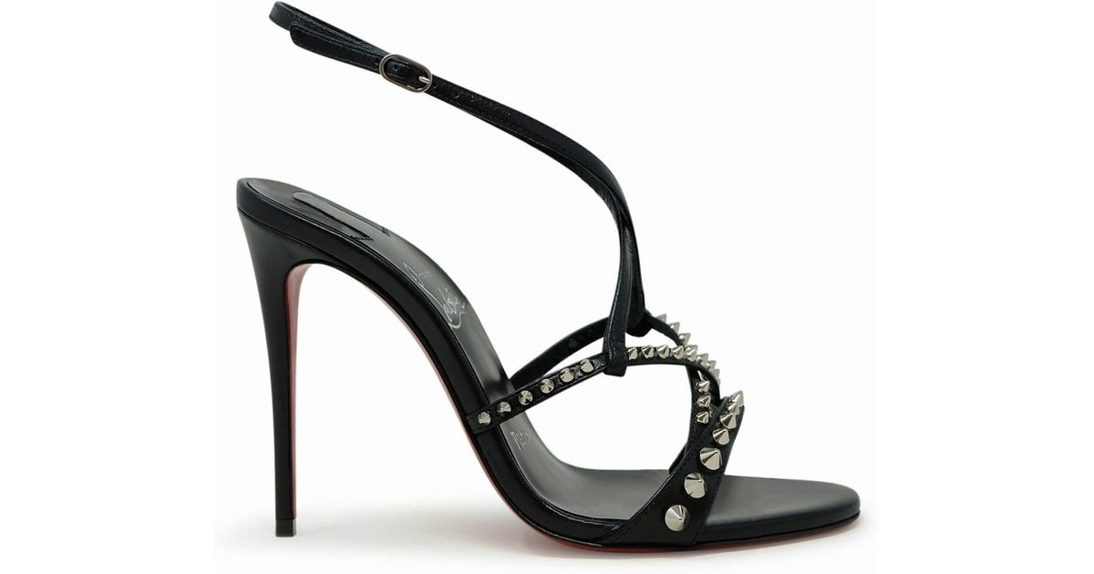 louboutin boots spikes