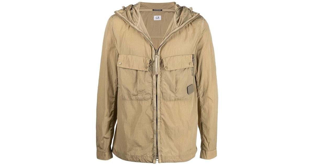 C.P. Company Metropolis Series Chrome-r Hooded Overshirt in 