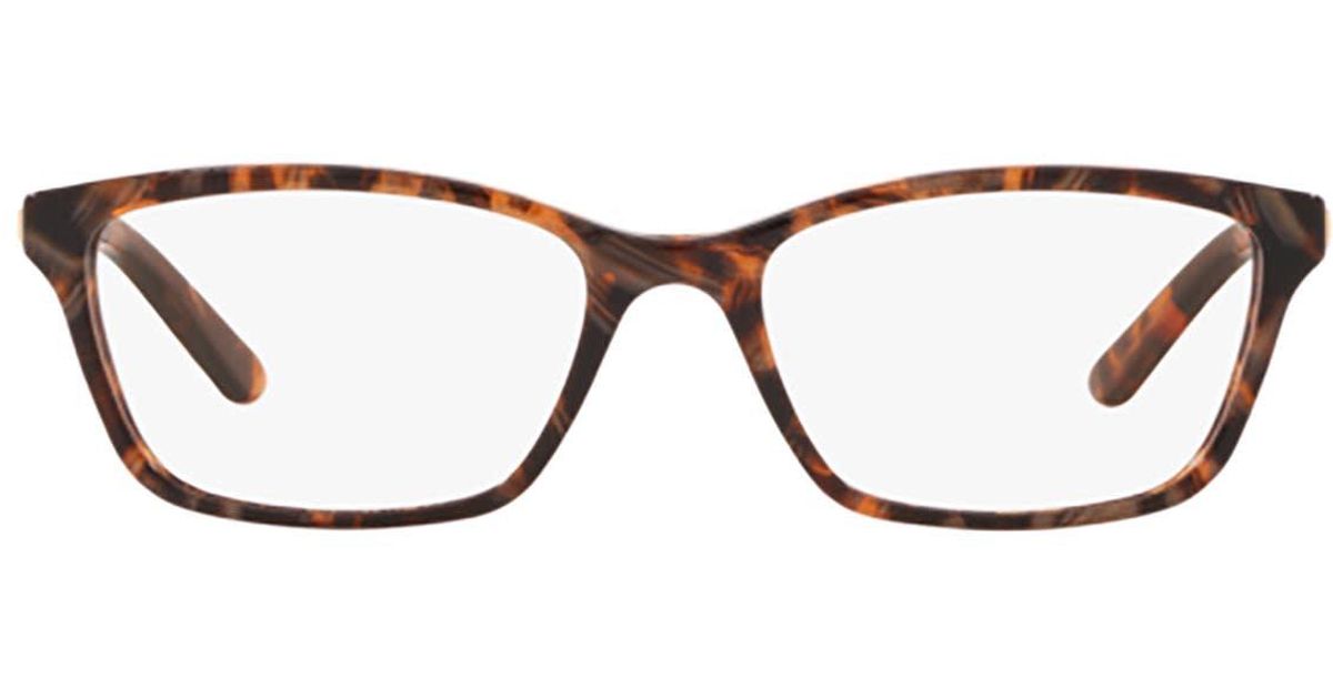 Polo Ralph Lauren Ra7044 Shiny Brown Marble Glasses in White | Lyst