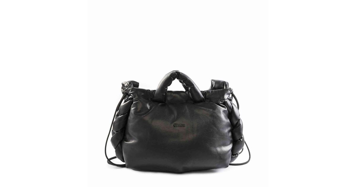 Vic Matié Eco Nappa Backpack Bag in Black | Lyst