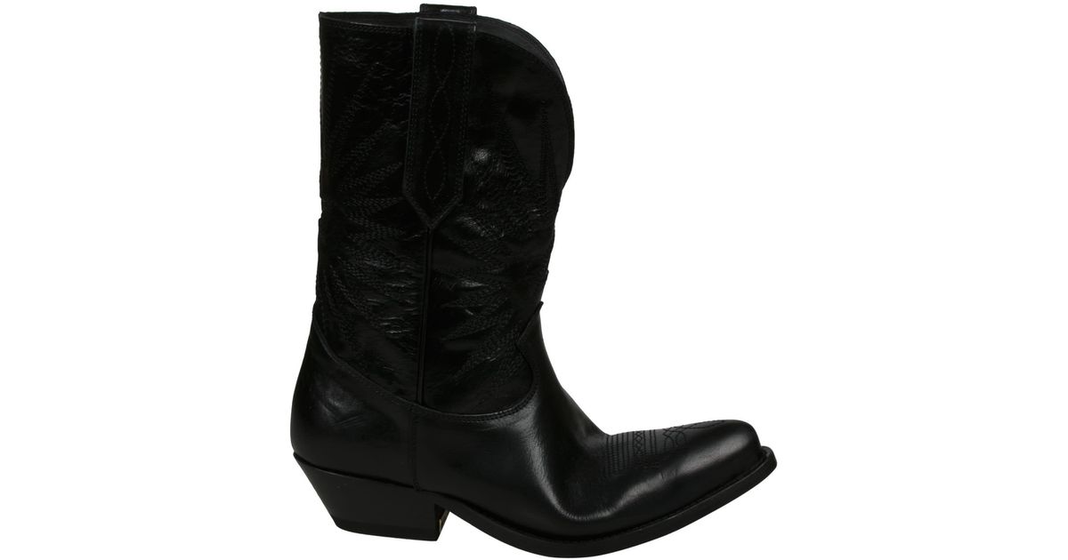 Golden Goose High Star Low Boots in Black | Lyst
