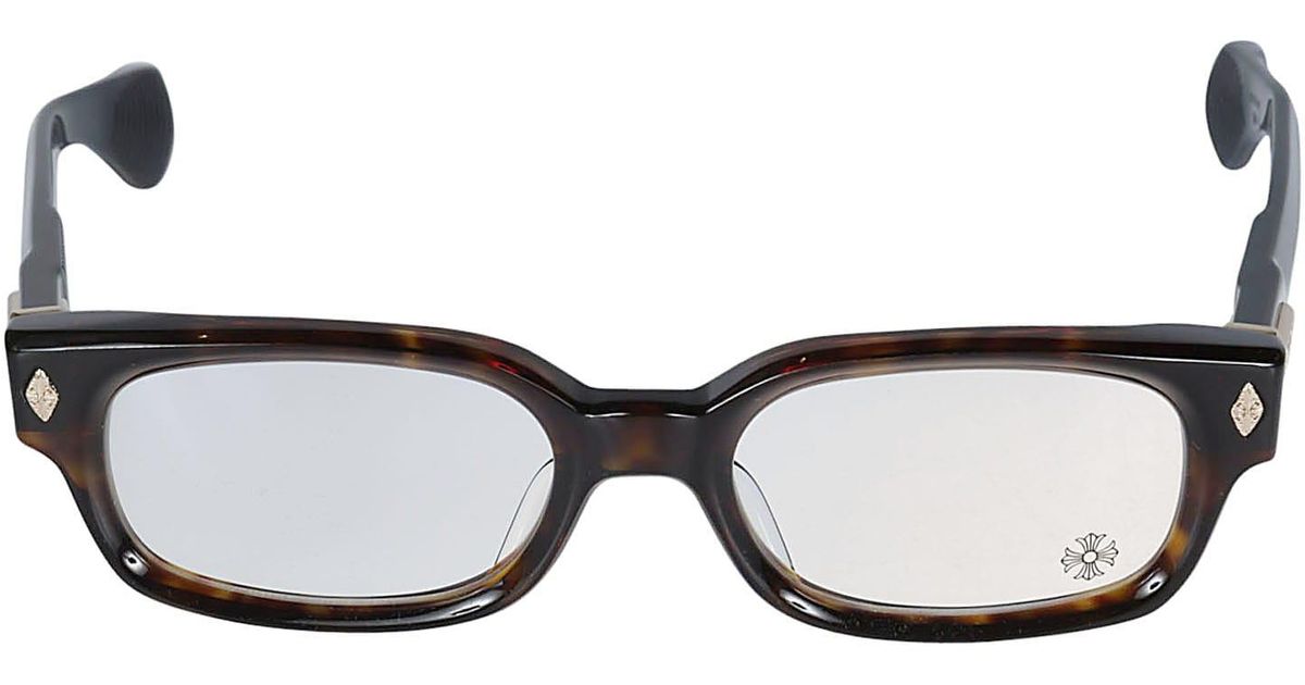 希少品♪【CHROME HEARTS】Weirdo Dark Tortoise Black メガネ Chrome Hearts Weirdo Glasses in Black for Men | Lyst