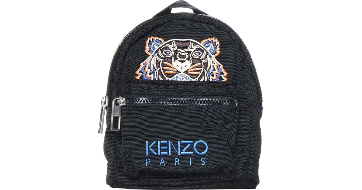 KENZO Synthetic Logo Nylon Mini Backpack in Black Save 7 Lyst