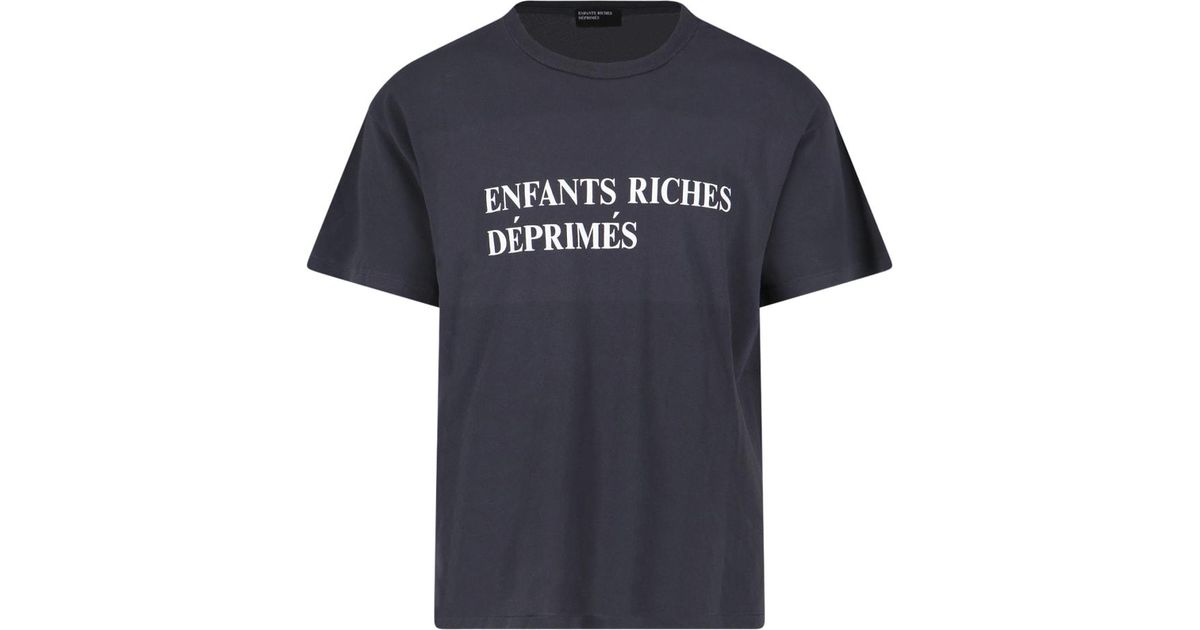 Enfants Riches Deprimes T-shirt in Blue for Men | Lyst
