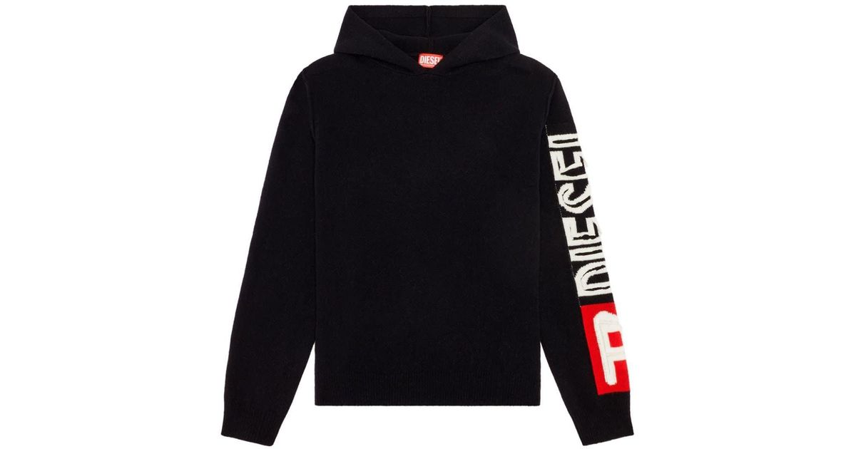 DIESEL Telendo Knitwear in Black for Men Lyst
