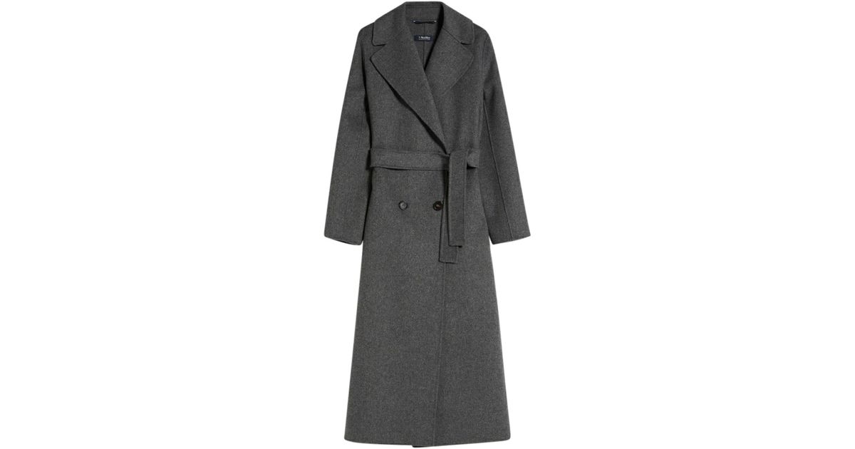 Max Mara Paride Coat in Gray | Lyst