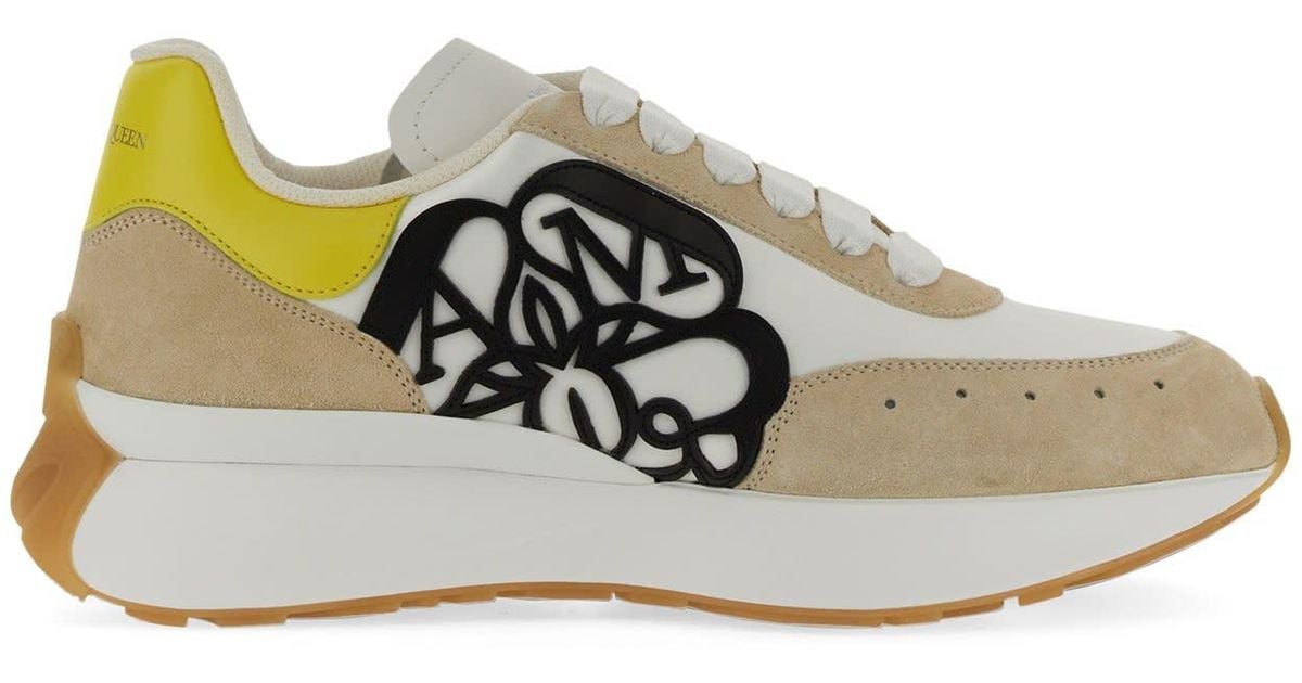 Alexander McQueen Sprint Runner Sneaker in White Lyst
