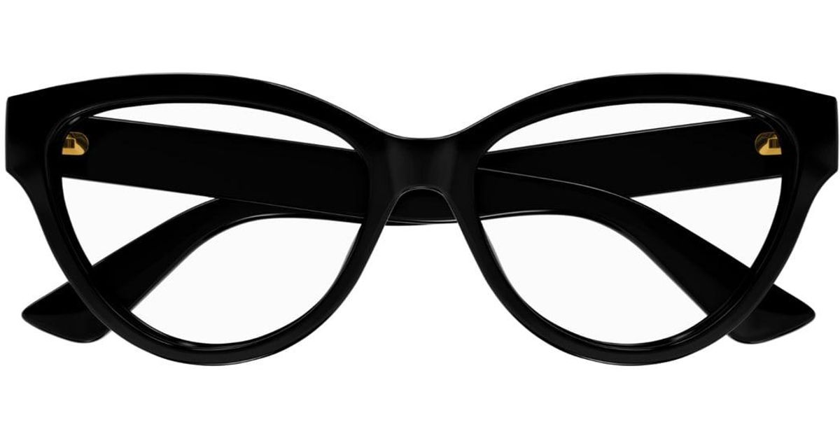 Lineas Gucci Gucci Gucci Gg1581O Linea Gg Logo 001 Glasses in Black | Lyst