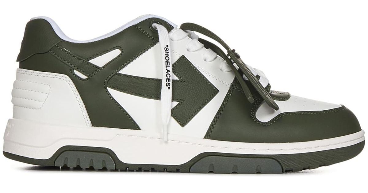 Off-White c/o Virgil Abloh Out Of Office Calf Leather Sneakers in White ...