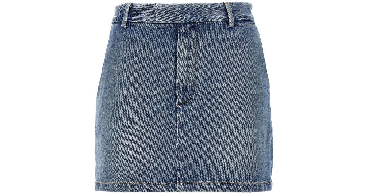 ARMARIUM Lula Denim Shorts in Blue | Lyst