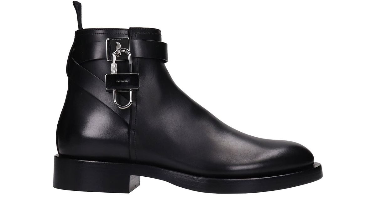 givenchy lock boots