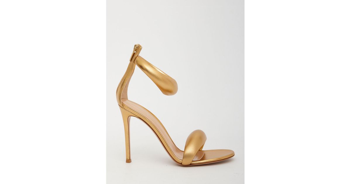 Gianvito Rossi Gold Bijoux Sandals in Metallic | Lyst