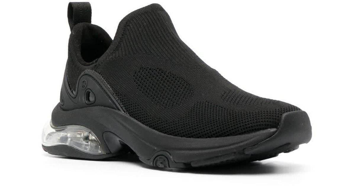michael kors slip on sneakers black