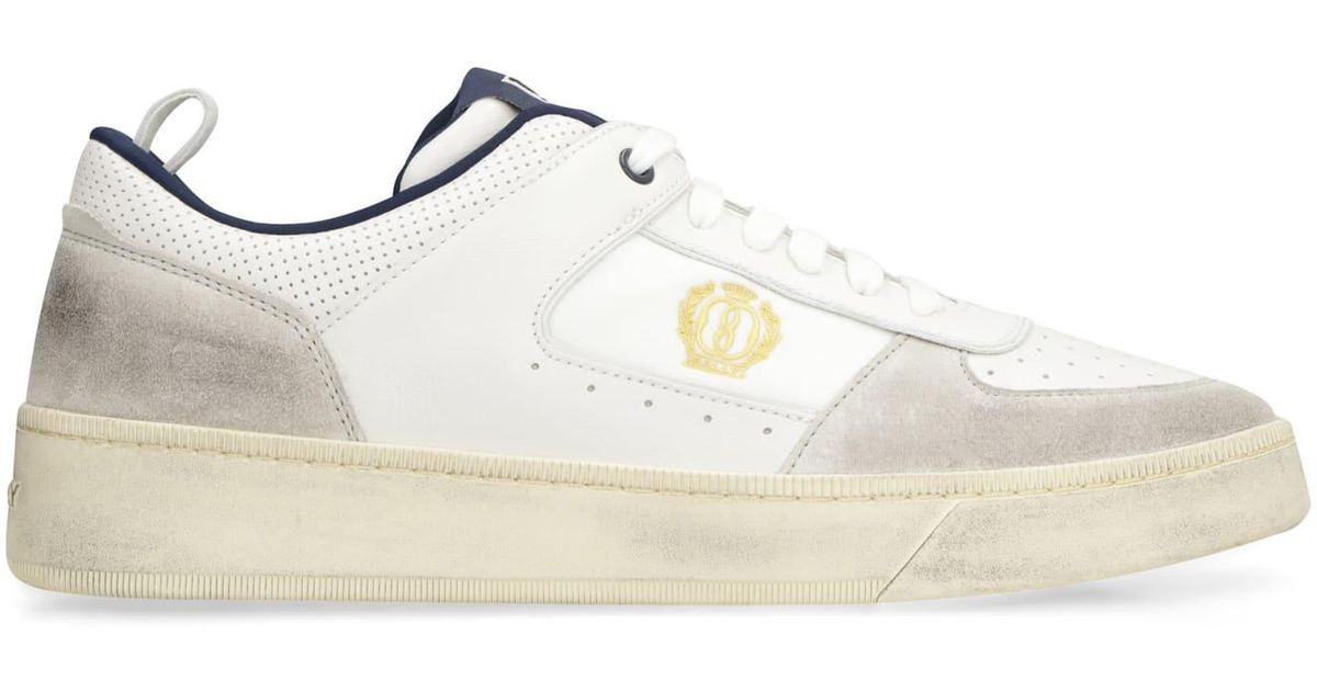 Bally Riweira Leather Low-top Sneakers in White for Men | Lyst