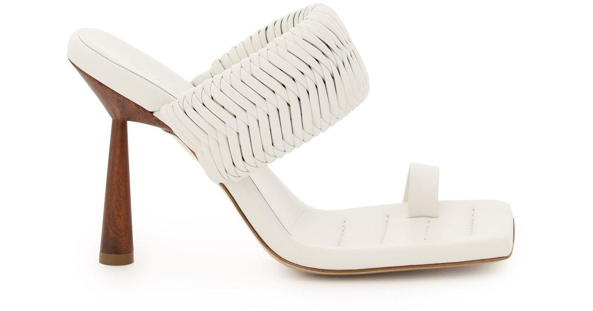 gia borghini x rhw toe ring mule