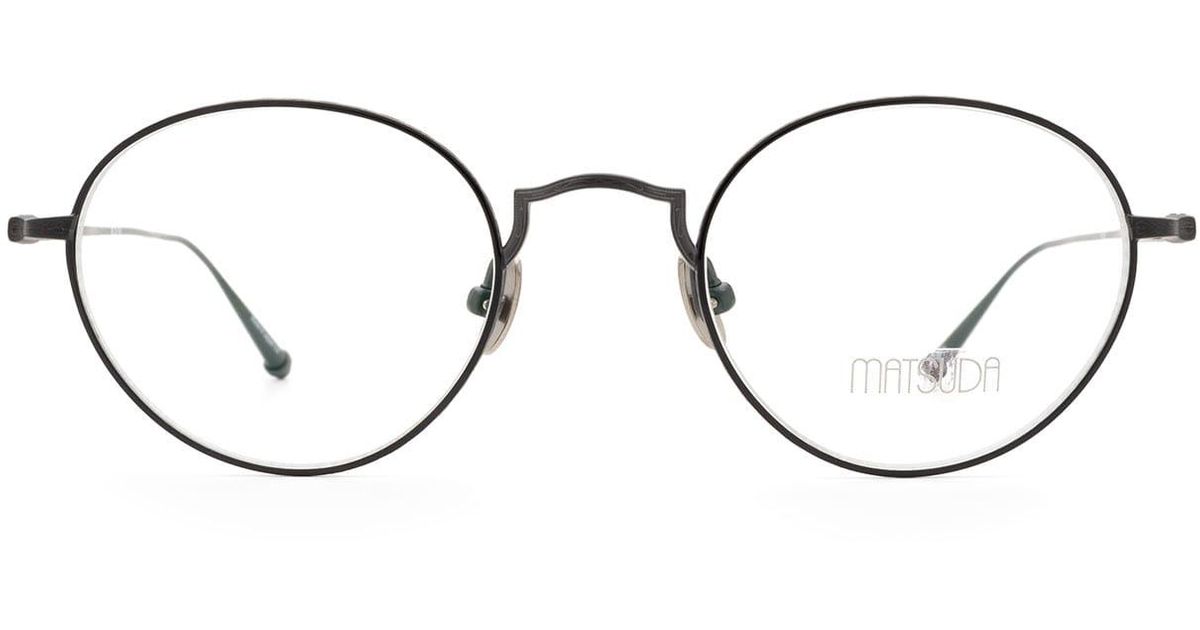 Matsuda M3103 Matte Eyeglasses in Black Womens Accessories Sunglasses 