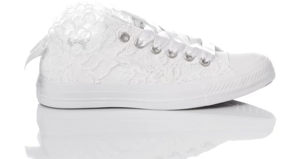 MIMANERA Converse Amabel Ox Customized in White | Lyst