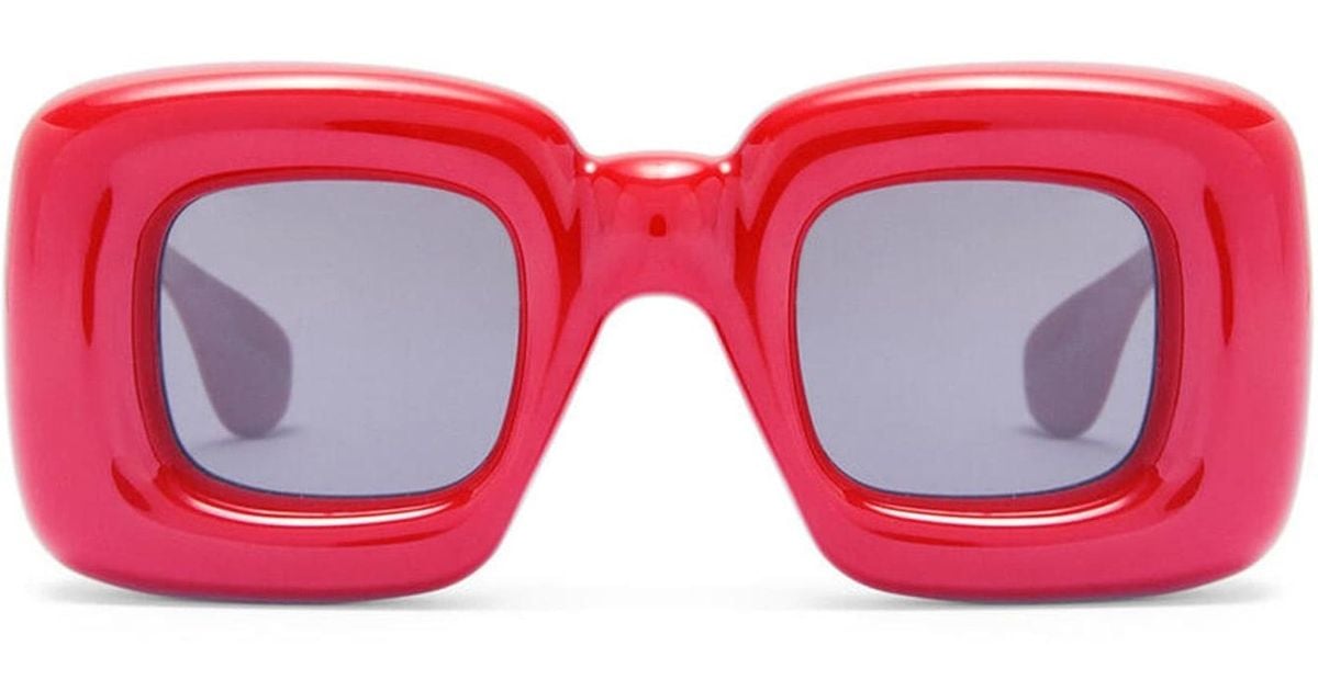 Loewe Lw40098i Red Sunglasses in Black Lyst