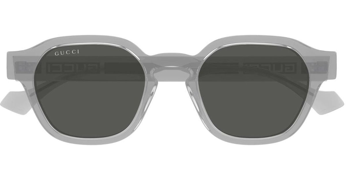 Lineas Gucci Gucci Gg1730S Linea Lettering 004 Sunglasses in Gray for Men | Lyst