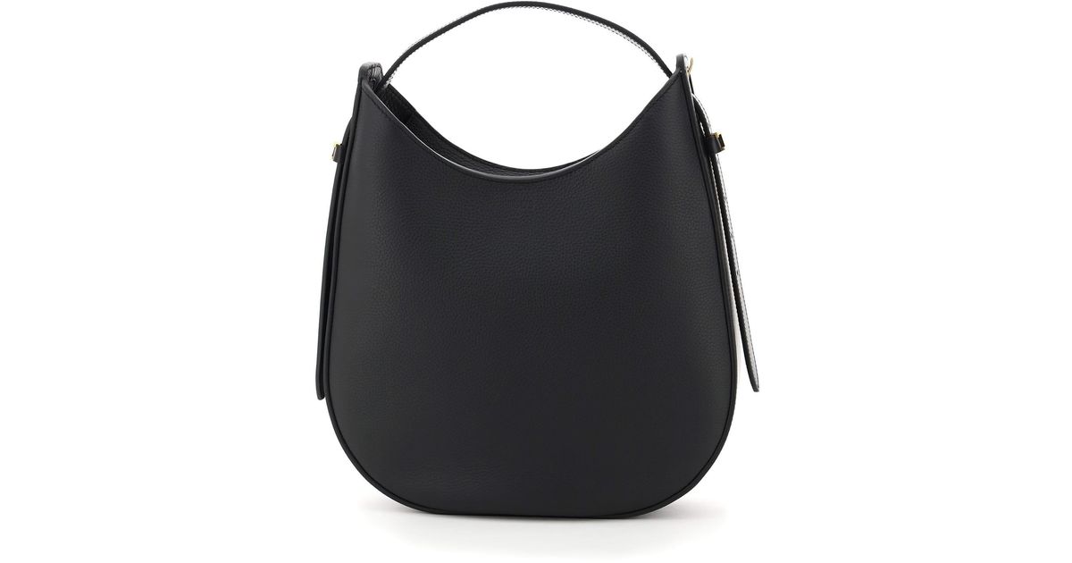 半額セールTOD’S OBOE HANDABAG LARGE Tod's - Oboe Black Leather Medium Hobo | Mitchell Stores