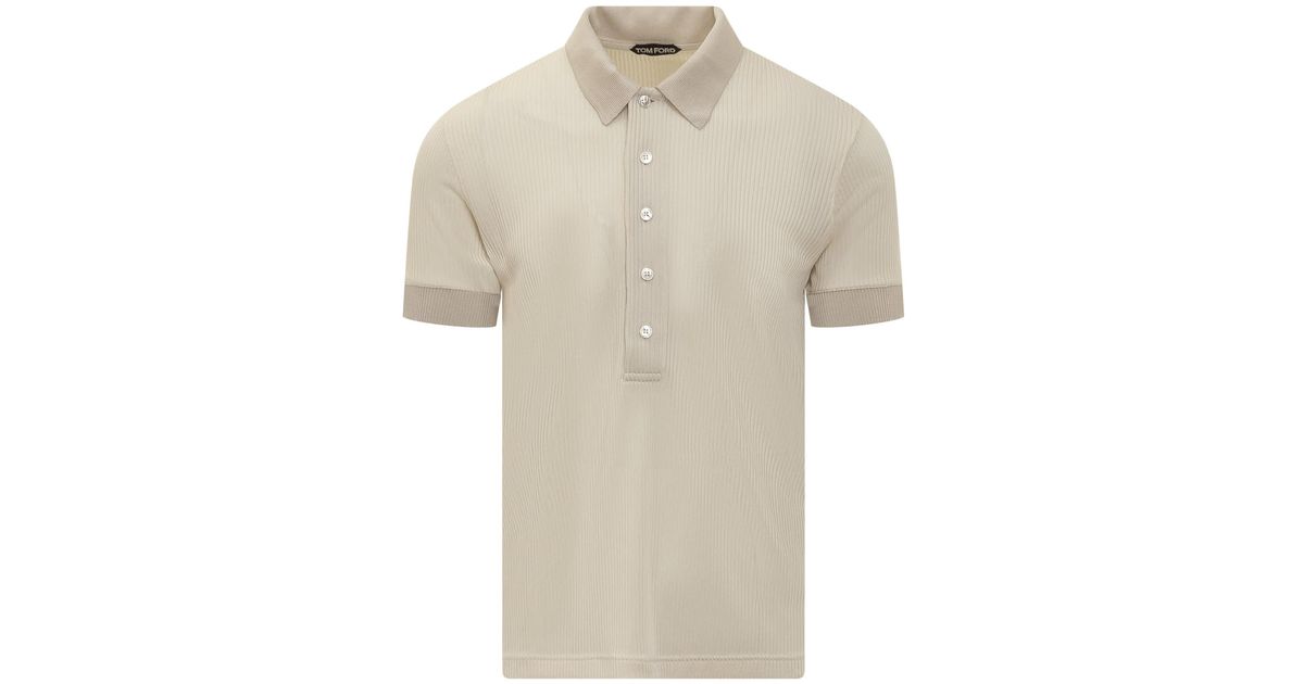 tom-ford-IVORY-Viscose-Polo- tom-ford-IVORY-Viscose-Polo-