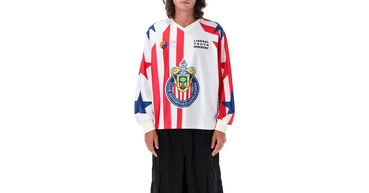 LIBERAL YOUTH MINISTRY フットボールシャツ Men's Liberal Youth Ministry White 2023 Leagues Cup Tri