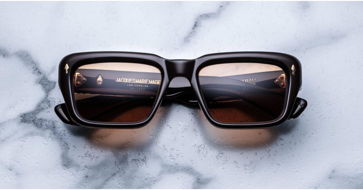 Jacques Marie Mage Walker Walnut Sunglasses in Brown Lyst