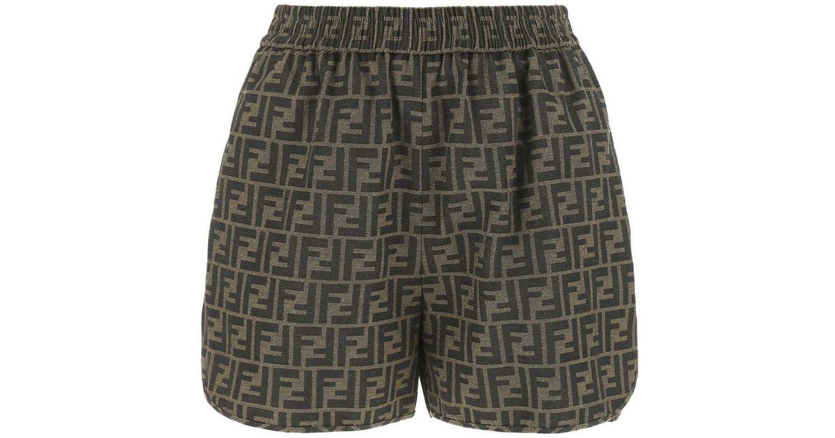 Fendi Shorts in Gray Lyst