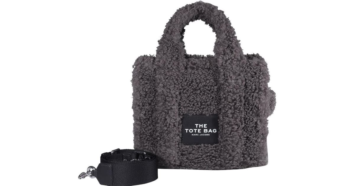 Marc Jacobs The Teddy Mini Traveler Tote Bag in Black | Lyst
